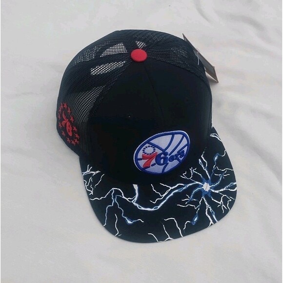 Mitchell & Ness Other - Philadelphia 76ers Mitchell & Ness Storm Season Trucker SnapBack Adjustable Hat